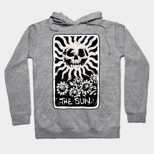 The Sun Skeleton Skull Tarot Card Hoodie